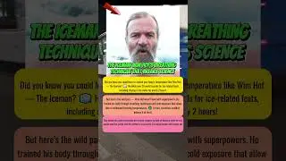 The Iceman: Wim Hof&rsquo;s Breathing Technique That Breaks Science #shorts  #shortvideo  #facts