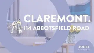 CLAREMONT. 114 Abbotsfield Road