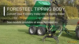 FTB Tipping Body usage video. Convert forestry trailer into tipping trailer. Farma Palms Country etc