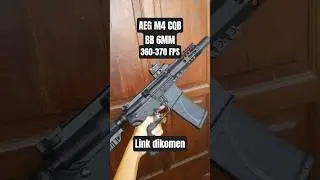 AEG M4 CQB bb 6mm (Bukan Konversi) #aeg #bb6mm #toyguns #airsoft