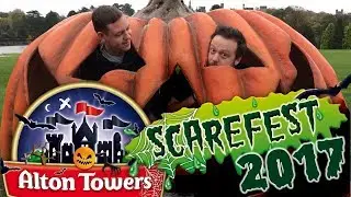 Alton Towers Scarefest 2017! Scare maze reviews!
