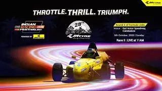 Indian Racing Festival 2025 - JK Tyre LGB F4 - Race 3 - 5th Oct&rsquo;25