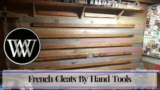 How to Make French Cleats With Hand Tools | Hand Tool Woodworking Project