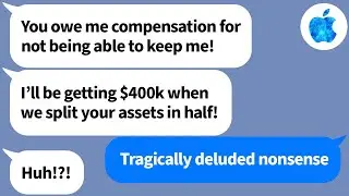 【Apple】My cheating wife divorced me after I inherited $800k and tried making ME pay compensation!!!!