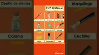 vocabulario de aseo personal