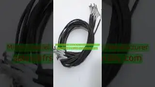overmolded strain relief microcoax cable best way to join coaxial cable custom wire harness manufact