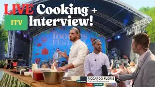 LIVE from Foodies Festival Cardiff! Cooking Demo & Exclusive ITV News Interview!