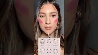 Face shape Makeup. 🤩 #hack #shorts #makeuptips #trendingshorts #trendinghacks