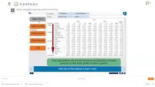 Using running total and percent of total in Tableau