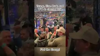 Trump, Elon Musk, and RFK Jr chanted USA 🇺🇸 UFC 309 👊 Kid Rock, Speaker Mike Johnson, Dana White