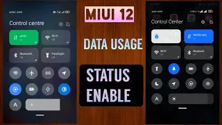 HOW TO ENABLE DATA USAGE STATUS MIUI 12