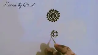 Basic bunch tutorial for beginners. Simple bunch tutorial #mehndi #henna#arabic 
