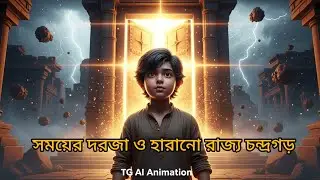 সময়ের দরজা ও হারানো রাজ্য চন্দ্রগড় | Magical Historical AI Animation Story