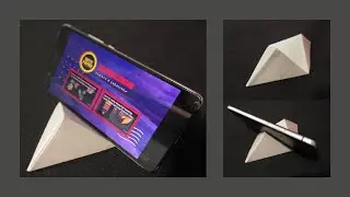 How to make paper mobile stand | Easy and quick paper mobile stand | origami holder | phone stand