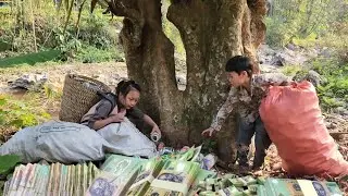 The two homeless brothers struggled to make a living in poverty.