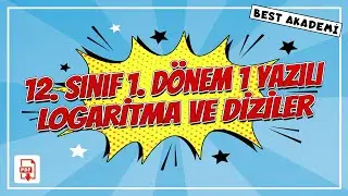 12. Sınıf - 1. Dönem 1. Yazılı | Logaritma ve Diziler Soru Çözümü | Konu Anlatımı  |  #tyt #ayt