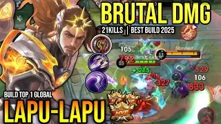 21KILLS | LAPU-LAPU BEST BUILD 2025 | BUILD TOP 1 GLOBAL LAPU-LAPU GAMEPLAY | MOBILE LEGENDS✓