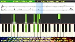 CJ AKO Gentle sadness Ласковая грусть Synthesia Самая красивая мелодия Piano Music пианино Музыка