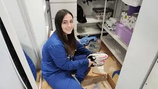 ORGANIZO TODOS MIS ZAPATOS EN  MI NUEVA HABITACIÓN