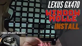 Lexus GX470 Rear Window MOLLE Install