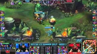 TDK vs NME - Week 2 Day 2 - NA LCS 2015