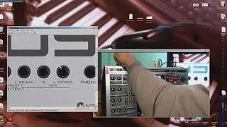 connecting audio and midi cables MC 909
