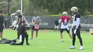 Injuries are hindering new Saints offensive coordinator Klint Kubiak as he installs his scheme
