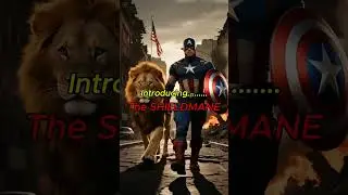 What If a Lion and Captain America Fused? | Meet SHIELDMANE 🐺+🛡️ | The Roaring Avenger 🦁🛡️🔥#marvel