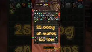 CONSIGUE MUCHISIMO ORO SOLO EN WOW ASI DE FACIL  #mmorpg #worldofwarcraft #wow #oro