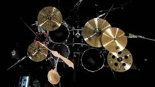 Meinl Percussion Headliner Mountable ABS Tambourine, Stainless Steel Jingles, Red (HTMT2R)