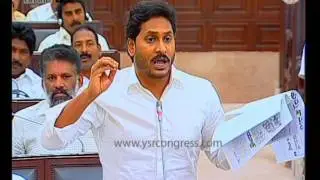 AP Assembly : YS Jagan stages walkout on Drought issue - 29th Mar 2016