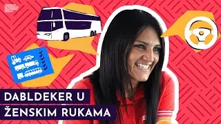 Ova lepa devojka vozi autobus DABLDEKER! | Mondo TV