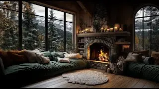 Raindrop and Fire Harmony: Cozy Ambience for Sleep and Calm 🔥