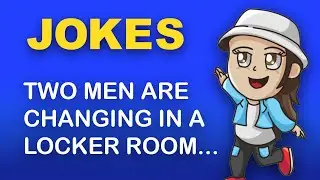 funny jokes : Two men are changing in a locker room when one notices a cork up the...
