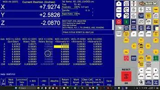 Nickname a Work Coordinate System Position in Centroid CNC12 v5.20 +