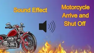 Motorcycle Arrive and Shut Off sound effect No copyright ...sound effect LNC