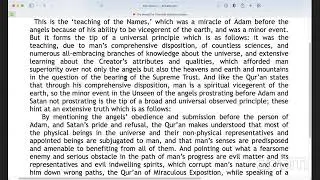 Approaching the Quran: Angels Prostrating to Adam? 20th Word, Risale-i-Nur with Dr Yamina -part 2