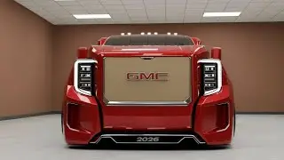 Thunder 2026 Red GMC Custom Monster Pickup Truck &ndash; Insane Build That Breaks All Rules!