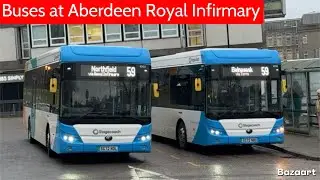 Buses at Aberdeen Royal Infirmary • CentralScotlandBuses