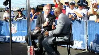 Mayock and Prime doing the pre-game from Met Life-9-05-12