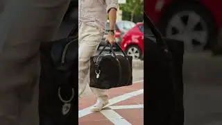 Baron Weekend Bag Brown Suede