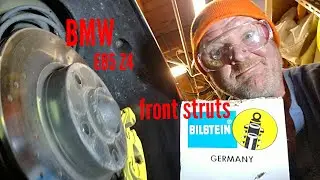 Замена передней стойки BMW E85 Z4. Пострадавших нет.