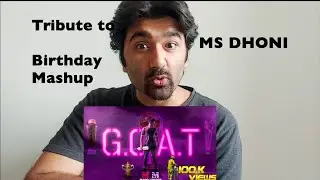 MS Dhoni Birthday Mashup 2021| Happy Birthday Dhoni I Reaction by KAVIT KKL