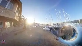 Ballade au port et sur la plage du phare de Propriano avec coucher de Soleil sur le Golfe du Valinco