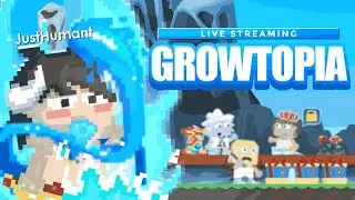 day 7 jadi streamer growtopia #growtopia