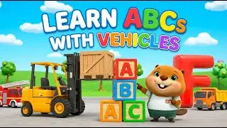 Vehicle ABC Song (F-J) 🚚 Garbage Truck, Ice Cream Truck & Jeep for Kids | Phonics | Wonder ABC World
