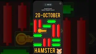 Mini game 20 October | hamster 🐹 Mini game puzzle game Oct 20 #hamsterkombat #Minigame