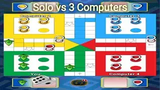 Ludo King | Solo vs 3 Computers | Classic Match