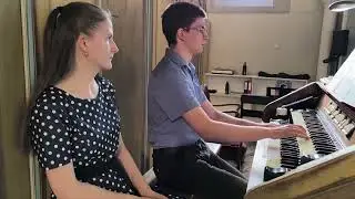 Johann Sebastian Bach: Trio Sonata no. 5 in C major BWV 529 (I. Allegro)  - Berkes-Ébert Márton