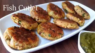 Healthy Fish Cutlet Recipe ( Easy & Simple Healthy Fish Cutlet Recipe )